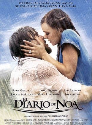 Poster de la pelicula Diario de una pasión donde se observa a una pareja besandose bajo la lluvia